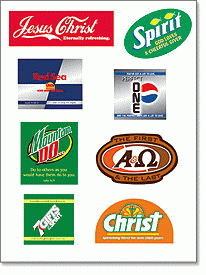 Soda Logo Magnet Set - Christian Themed
