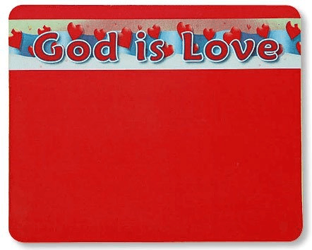 God Loves You Mouse Pad
