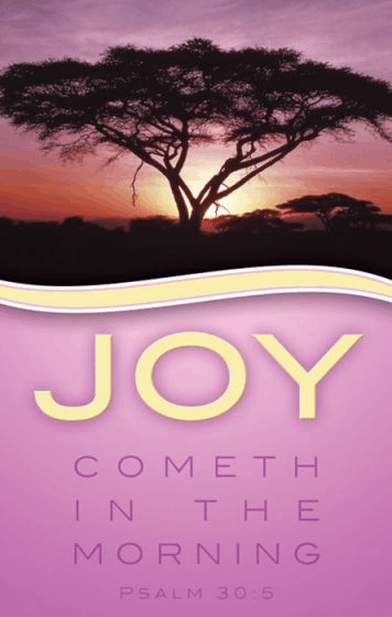 Joy Cometh in the Morning Postcards