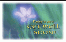 Praying for You to Get Well Soon Postcard