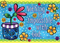 Nothing is Impossible Postcard