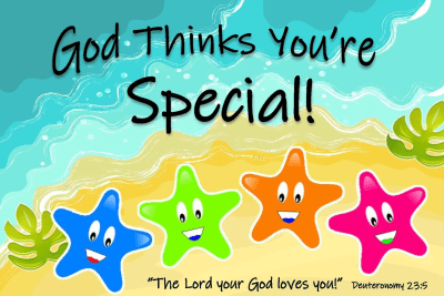 God Thinks Your Special Postcard