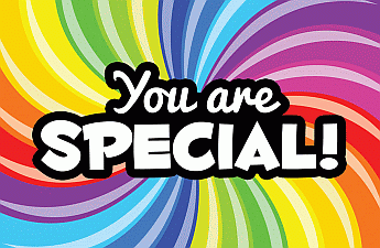 Rainbow You are Special Postcard