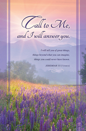 Call to Me...I Will Answer Mini Poster