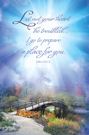 Let Not Your Heart be Troubled Mini Poster