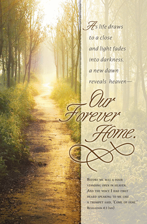 Our Forever Home Funeral Mini Poster