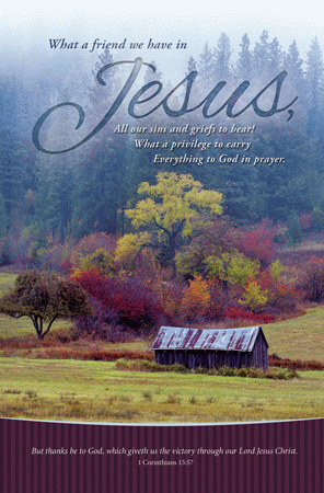 What a Friend We have in Jesus Mini Poster