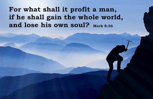 For What Shall it Profit a Man Poster