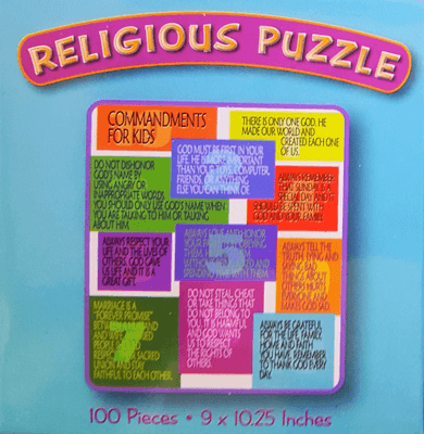 Ten Commandments Puzzle for Kids
