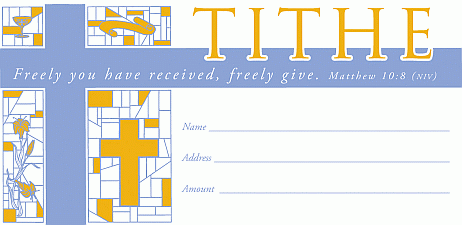 The Tithe Church Offering Envelopes