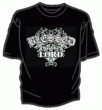 Blessed by the Lord Christian Tee Shirt - Adult XXL