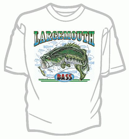 Largemouth Bass Tee Shirt - Adult Large