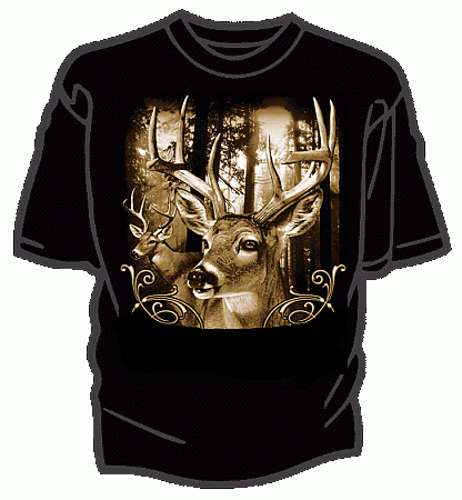 Deer Hunter Tee Shirt - Adult XXL
