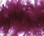 Chandelle Feather Boa - Purple Heavyweight