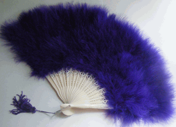 Regal Marabou Feather Fan