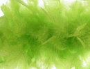 Lime Chandelle Feather Boa - Heavyweight