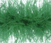 Ostrich Feather Boa - 3 Ply Green