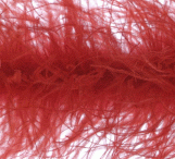 Ostrich Feather Boa - 3 Ply Red