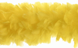 Large Yellow Turkey Ruff Feather Boa