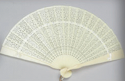 Pretty Plastic Lace Fan Staves