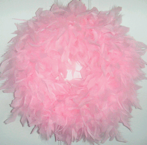 Pink Feather Wreaths
