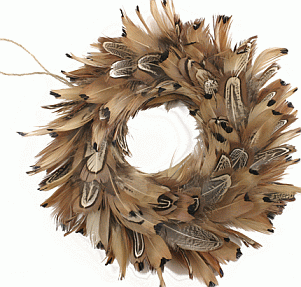 Min Pheasant Ring Wreath