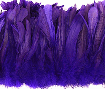 Strung Rooster Coque Tails - Bleached & Dyed - Regal