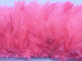 Strung Rooster Schlappen Feathers - Hot Pink 1/4 lb