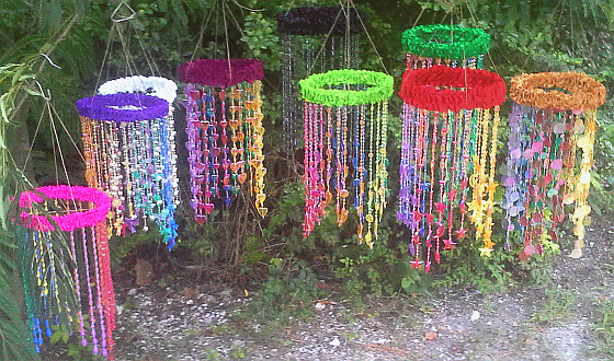 Rainbow-Bead-Chandeliers