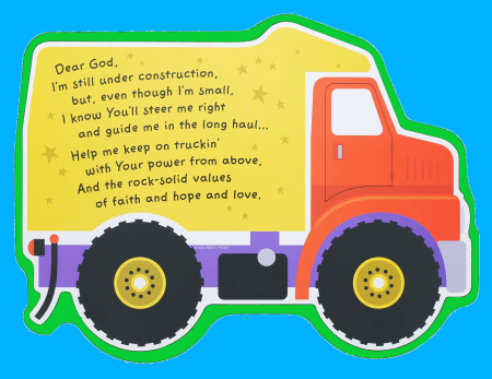 Truck Prayer Plaque for Kids