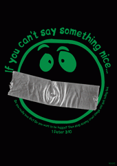 Cant Say Something Nice Poster