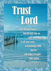 Trust in the Lord Bible Poster - Only 1 Left