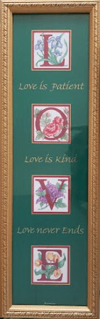 L.O.V.E is Patient Framed Picture