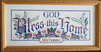 Welcome GOD Bless this Home Picture