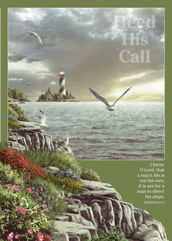 Heed His Call Bible Verse Posters