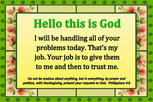 Hello This is God Poster