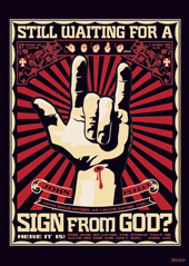 Sign from God Christian Poster