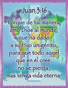 John 3:16 Bible Verse Posters in Spanish