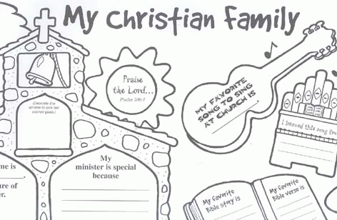 My Christian Family Church Poster