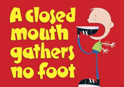 Foot In the Mouth Poster