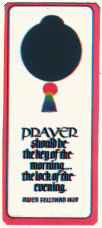 Mini Prayer Doorknob Poster