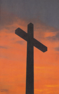 Sunset Cross Mini Poster