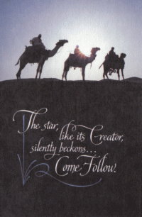 The Star Bekons the Wise Men Christmas Poster