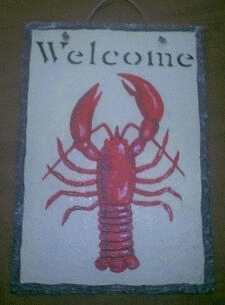 Lobster Welcome Plaque
