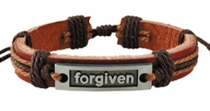 Forgiven Leatherette Bracelet