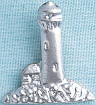 Lighthouse Silver Lapel Pin - Only 2 Left