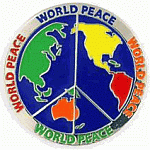 World Peace Lapel Pins for Sale