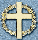 Crown of Thorns Cross Pin