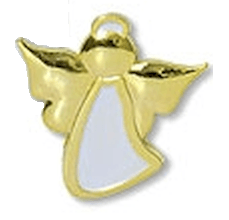 Watching Over You Angel Lapel Pin