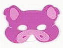 Party Mask - Pink Piggy Foam Kids Mask